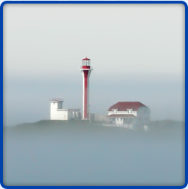 Foggy Day at Cape Forchu